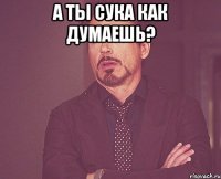 а ты сука как думаешь? 