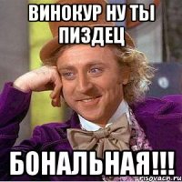 винокур ну ты пиздец бональная!!!