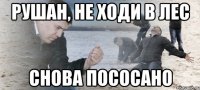 рушан, не ходи в лес снова пососано