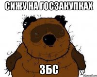 сижу на госзакупках збс