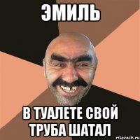 эмиль в туалете свой труба шатал