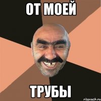 от моей трубы