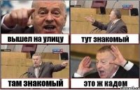 вышел на улицу тут знакомый там знакомый это ж кадом