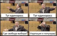 Тут единоросс Тат единоросс Где свобода выбора? Узурпация и популизм!