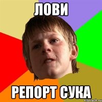 лови репорт сука