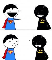 Создать комикс   Бэтмен vs Супермен