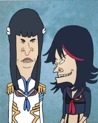 Создать мем kill la kill