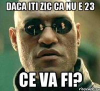 daca iti zic ca nu e 23 ce va fi?