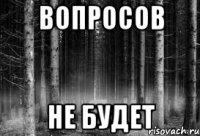 вопросов не будет