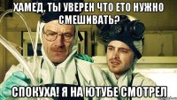 хамед, ты уверен что ето нужно смешивать? спокуха! я на ютубе смотрел