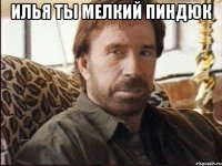 илья ты мелкий пиндюк 