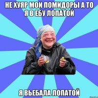 не хуяр мои помидоры а то я в ебу лопатой я вьебала лопатой