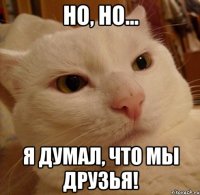 но, но... я думал, что мы друзья!