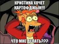 кристина хочет картофджын!!! что мне делать???