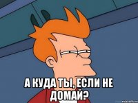  а куда ты, если не домай?