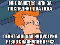 мне кажется, или за последние два года пейнтбольная индустрия резко скакнула вверх?