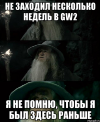 не заходил несколько недель в gw2 я не помню, чтобы я был здесь раньше