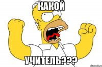 какой учитель???