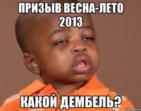 призыв весна-лето 2013 какой дембель?