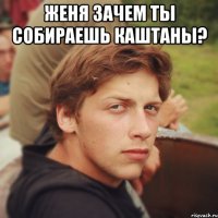 женя зачем ты собираешь каштаны? 