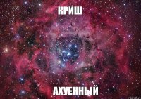 КРИШ АХУЕННЫЙ