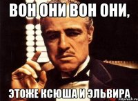 вон они вон они, этоже ксюша и эльвира