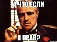 а что если я прав?