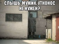 слышь, мужик, утконос не нужен? 