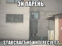 эй парень, starcraft не интересует?