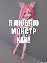 я люблю монстр хай!