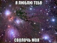 я люблю тебя сволочь моя***