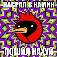 насрал в камин пошйл нахуй