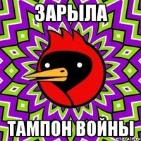 зарыла тампон войны