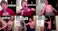 1 секунда 3 десятых 17 сотых 1 десятая 3 сотых Сукааааа, ебаный кмс!!!