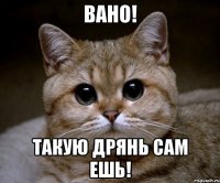 вано! такую дрянь сам ешь!