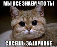 мы все знаем что ты сосешь за iaphone