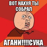 вот нахуя ты собрал агани!!!сука