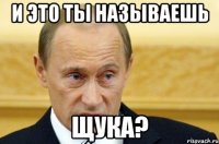 и это ты называешь щука?