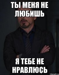 ты меня не любишь я тебе не нравлюсь