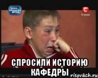  спросили историю кафедры