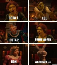 DotA 2 DotA 2 HoN LoL Prime World Warcraft lll