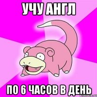 учу англ по 6 часов в день