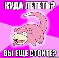 куда лететь? вы еще стоите?