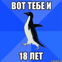 вот тебе и 18 лет