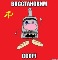 восстановим ссср!