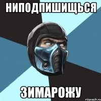 ниподпишищься зимарожу