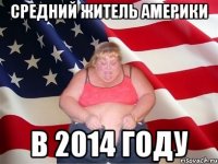 средний житель америки в 2014 году