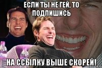 если ты не гей, то подпишись на ссылку выше скорей!