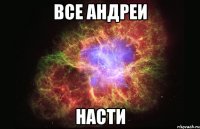 все андреи насти