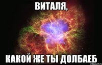 виталя, какой же ты долбаеб